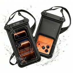 Tech-Protect UWC7 univerzális vízálló telefon tok, 6.9", fekete