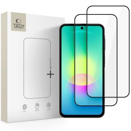 Tech-Protect Glass Fit+ Samsung Galaxy A27 kijelzővédő üvegfólia, fekete (2db)