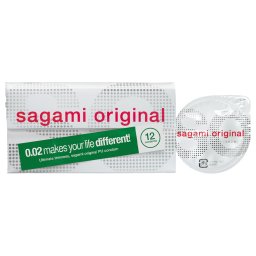 Sagami Original 0,02 - óvszer - 55 mm (12 db)
