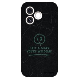 Fekete szilikon tok az alábbi mobiltelefonokra Honor 600 Lite - LEFT A MARK