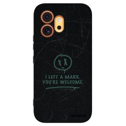 Fekete szilikon tok az alábbi mobiltelefonokra Honor 600 - LEFT A MARK