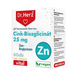 Dr. Herz Cink-Biszglicinát 25 mg kapszula 60x