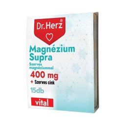 Dr. Herz Magnézium Supra 400 mg + Szerves cink kapszula 15x
