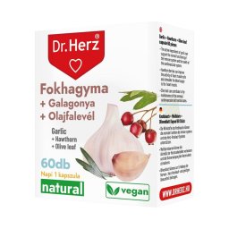 Dr. Herz Fokhagyma + Galagonya + Olajfalevél kapszula 60x