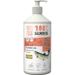 Fresh Farm 100% tiszta norvég lazacolaj kutyáknak és macskáknak 1000 ml