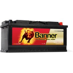 Banner Running Bull 12V 105Ah autó akkumulátor AGM 60501 jobb+