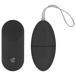 EasyToys - hordható 7 ritmusú rádiós vibrotojás (fekete)