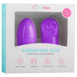 EasyToys - hordható 7 ritmusú rádiós vibrotojás (lila)
