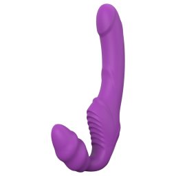 Dreamtoys Essentials - strapless strap-on vibrátor (lila)