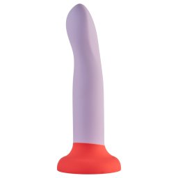 Dreamtoys Love Signal - kétszínű szilikon dildó nagy (lila)