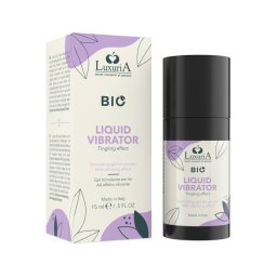Intimateline Luxuria BIO - folyékony vibrátor gél nőknek (15ml)