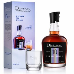 Dictador 10 Years Rum (DD+Pohár) [0,7L|40%]