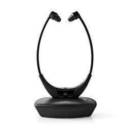 Nedis HPRF010BK - Vezeték nélküli TV fejhallgató | RF | In-Ear | Akkumulátoros játékidő: Akár 4,5 óra | 35m | Digitális hang | Digitális hang |