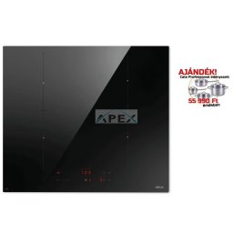 ELICA - Beépíthető indukciós főzőlap RATIO CONNEX 604 PLUS BL + CATA Edényszett PROFESSIONAL - A készlet erejéig rendelhető!