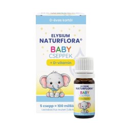 Elysium Naturflora baby cseppek D-vitaminnal 5ml