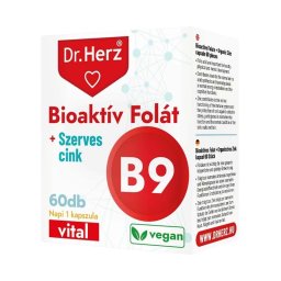 Dr. Herz Bioaktív Folát + Szerves Cink kapszula 60x