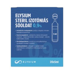 Elysium steril izotóniás sóoldat 0,9% 20x5ml