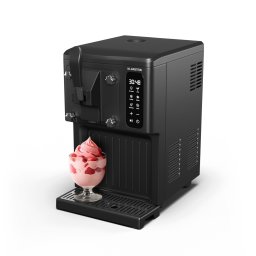 Klarstein Sweet Sundae fagylaltkészítő, fagylalt, smoothie és tejkoktélok, automatikus tisztítás (TK49-Kl-S-C-Black)
