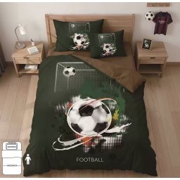 3 részes focis ágyneműhuzat garnitúra - Football Goal