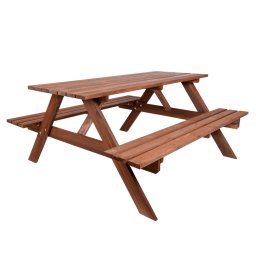 Rojaplast Piknik fenyőfából készült egybeépíthető kerti bútor garnitúra, 220 cm