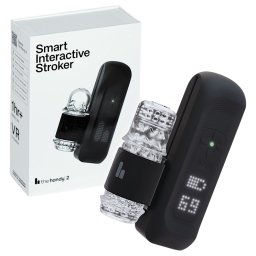The Handy 2 - Interaktív férfi maszturbátor (fekete)