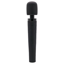 Pixey Deluxe Black Velvet - wand vibrátor M (fekete)