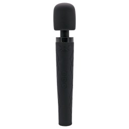Pixey Deluxe Black Velvet - wand vibrátor L (fekete)