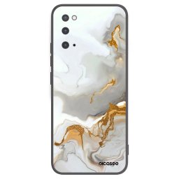 Fekete szilikon tok az alábbi mobiltelefonokra Samsung Galaxy S20 G980F - Her