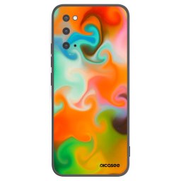 Fekete szilikon tok az alábbi mobiltelefonokra Samsung Galaxy S20 G980F - Juice