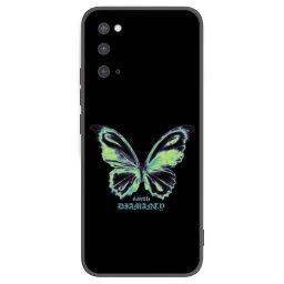 Fekete szilikon tok az alábbi mobiltelefonokra Samsung Galaxy S20 G980F - Diamanty Blue