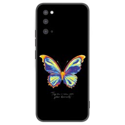 Fekete szilikon tok az alábbi mobiltelefonokra Samsung Galaxy S20 G980F - Diamanty Black