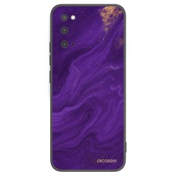 Fekete szilikon tok az alábbi mobiltelefonokra Samsung Galaxy S20 G980F - Purple