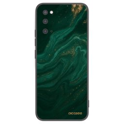 Fekete szilikon tok az alábbi mobiltelefonokra Samsung Galaxy S20 G980F - Green