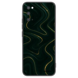 Fekete szilikon tok az alábbi mobiltelefonokra Samsung Galaxy S20 G980F - Vawes