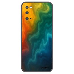 Fekete szilikon tok az alábbi mobiltelefonokra Samsung Galaxy S20 G980F - Solar