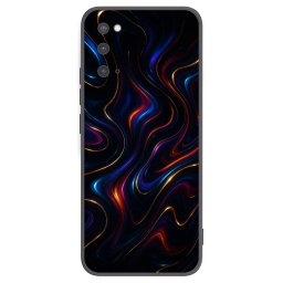 Fekete szilikon tok az alábbi mobiltelefonokra Samsung Galaxy S20 G980F - Noir