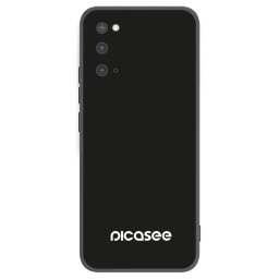 Fekete szilikon tok az alábbi mobiltelefonokra Samsung Galaxy S20 G980F - Picasee
