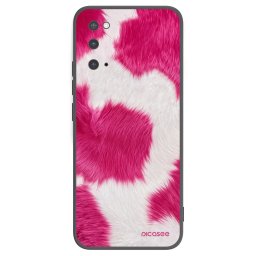 Fekete szilikon tok az alábbi mobiltelefonokra Samsung Galaxy S20 G980F - Pink Moo