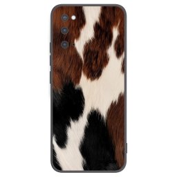 Fekete szilikon tok az alábbi mobiltelefonokra Samsung Galaxy S20 G980F - Rodeo