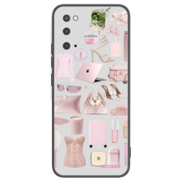 Fekete szilikon tok az alábbi mobiltelefonokra Samsung Galaxy S20 G980F - Glam Babe