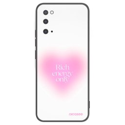 Fekete szilikon tok az alábbi mobiltelefonokra Samsung Galaxy S20 G980F - Rich Energy