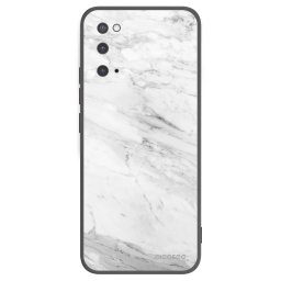 Fekete szilikon tok az alábbi mobiltelefonokra Samsung Galaxy S20 G980F - White marble
