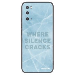 Fekete szilikon tok az alábbi mobiltelefonokra Samsung Galaxy S20 G980F - SILENCE