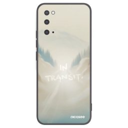 Fekete szilikon tok az alábbi mobiltelefonokra Samsung Galaxy S20 G980F - IN TRANSIT