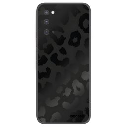 Fekete szilikon tok az alábbi mobiltelefonokra Samsung Galaxy S20 G980F - Midnight Leopard