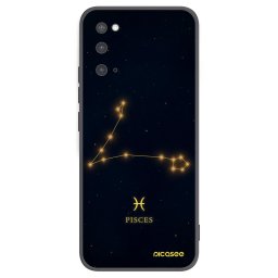 Fekete szilikon tok az alábbi mobiltelefonokra Samsung Galaxy S20 G980F - PISCES