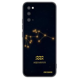 Fekete szilikon tok az alábbi mobiltelefonokra Samsung Galaxy S20 G980F - AQUARIUS