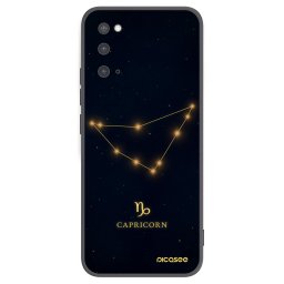 Fekete szilikon tok az alábbi mobiltelefonokra Samsung Galaxy S20 G980F - CAPRICORN