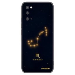 Fekete szilikon tok az alábbi mobiltelefonokra Samsung Galaxy S20 G980F - SCORPIO