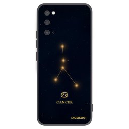 Fekete szilikon tok az alábbi mobiltelefonokra Samsung Galaxy S20 G980F - CANCER